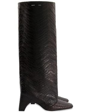 Coperni Strukturierte Stiefel Mit Blockabsatz - Schwarz