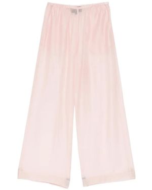 Cynthia Rowley Salina Sheer Pants - Pink