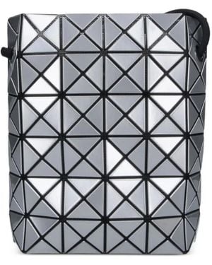 Issey Miyake Geometric-Panel Bucket Bag - Grey