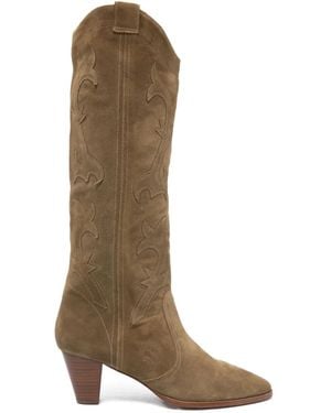 Ba&sh Bottines Casey 65 Mm À Talon - Marron