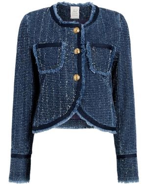 Cinq À Sept Giacca Denim Zanda - Blu