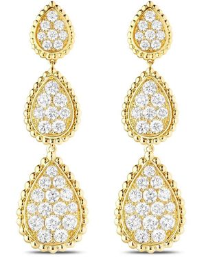 Boucheron Serpent Bohème ダイヤモンド ピアス 18kイエローゴールド - メタリック