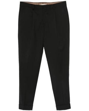 Briglia 1949 Pleated-Cuffed Trousers - Black