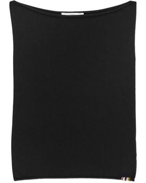 Extreme Cashmere Haut Breeze À Col Bateau - Noir