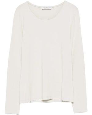 Le Tricot Perugia Boat-Neck Blouse - White