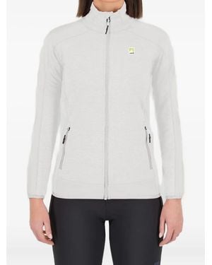 Karpos Long-Sleeve Zip-Up Sweatshirt - White