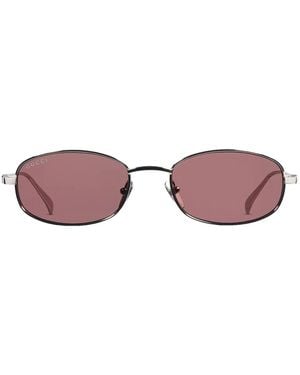 Gucci Oval-Frame Sunglasses - Pink