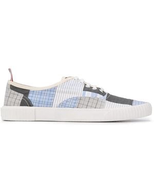 Thom Browne Patchwork Low-Top Trainers - White