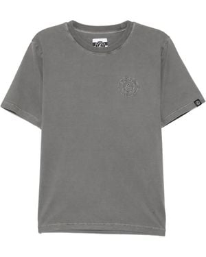 SPORT b. by agnès b. Logo-Embroidered Cotton T-Shirt - Grey