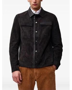 Poche Paris Zip-Up Jacket - Black