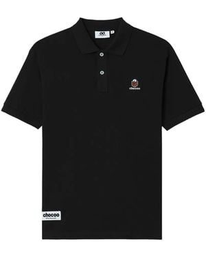 Chocoolate Polo À Logo Brodé - Black