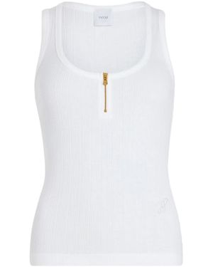 PATOU ICONIC TANK TOP ホワイト XS PATOU ICONIC TANK TOP ホワイト XS