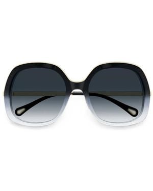 Chloé Gradient Square-Frame Sunglasses - Black