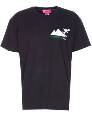 APRÈS SURF Trafoi T-Shirt Met Ronde Hals - Blauw