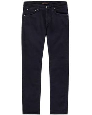 Nudie Jeans Lean Dean Five-Pockets Jeans - Blue