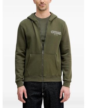 Guess Zip-Up Hoodie - Green