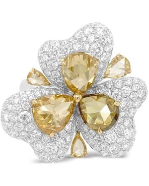 HYT Jewelry 18Kt Witgouden Ring Met Diamant