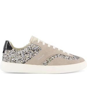 Nubikk Ray Owen Glitter-Effect Sneakers - White
