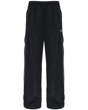 Lacoste Logo-Patch Track Pants - Black
