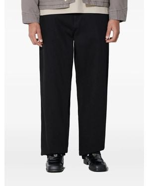 Carhartt Pantalones Single Knee con parche del logo - Negro