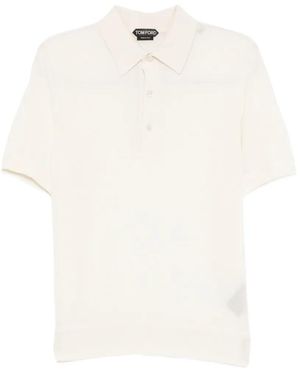 Tom Ford Fine Gauge Polo Shirt - White
