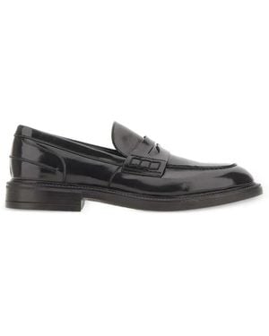 Alexander Hotto Klassische Penny-Loafer - Schwarz