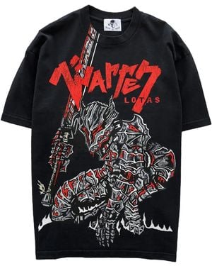 Warren Lotas Armour Print Armour T-Shirt - Black