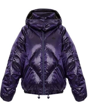 Lacoste Hooded Puffer Jacket - Blue