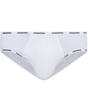 DSquared² Culotte À Logo Imprimé - White