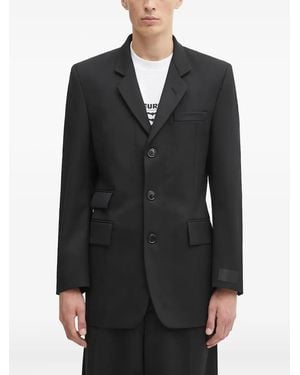 Vetements Blazer À Simple Boutonnage - Noir