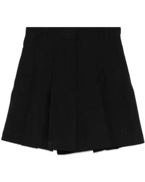McQueen Pleated Shorts - Black
