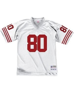 Mitchell & Ness X Nfl San Francisco 49Ers 1990 Jerry Rice Legacy T-Shirt - White