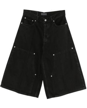 Haikure Stud-Embellished Wide-Leg Jeans - Black