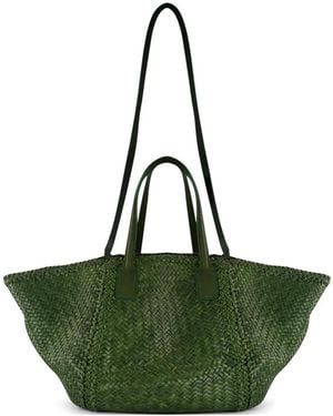 Dragon Diffusion Gewebter Teresa Tote Bag - Grün