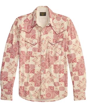 RRL Paisley-Print Cotton Shirt - Pink