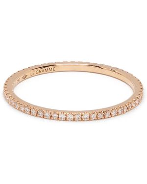 Le Gramme 18Kt Roodgouden Ring - Wit