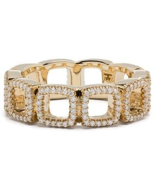 Tom Wood 9Ct Cushion Ring - Metallic