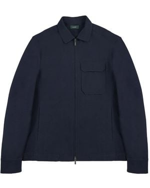 Zanone Jack Met Rits - Blauw