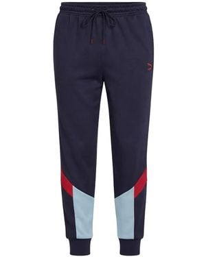 PUMA Panelled Track Trousers - Blue
