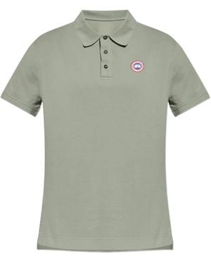 Canada Goose Logo-patch Polo Shirt - グリーン