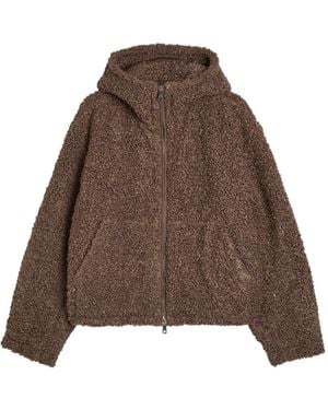 Cole Buxton Hoodie Met Rits - Bruin