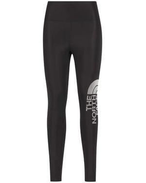 The North Face Logo-Print Leggings - Black
