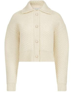 Nina Ricci テクスチャード カーディガン - ナチュラル