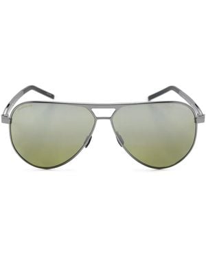 Porsche Design P'8942 Pilot-Frame Sunglasses - Grey