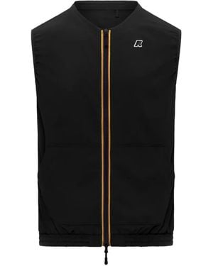 K-Way Zip Hooded Coat - Black