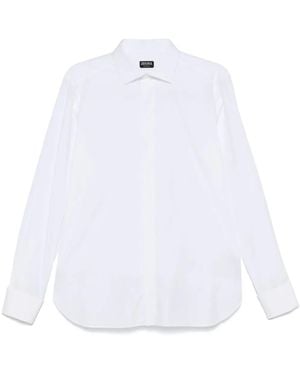 ZEGNA Poplin Shirt - White