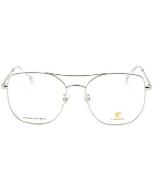 Carrera Geometric-Frame Glasses - White