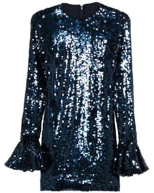 ROTATE BIRGER CHRISTENSEN Sequins Mini Dress - Blue