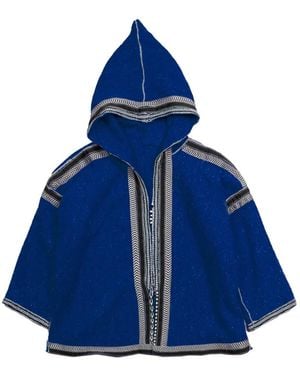Fortela Poncho À Capuche - Blue