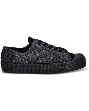 Novesta Star Master Bouclé-Knit Low-Top Sneakers - Black